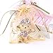 Wudygirl 100 PCS Organza Bags 3.54X4.72 inches Small Jewelry Bags with Drawstring Wedding Christmas Party Lavender Sachets Soaps Marbles Coins Bag (Mix Heart)