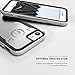 Zizo Shock Series Compatible with iPhone 8 Case Military Grade Drop Tested with Tempered Glass Screen Protector iPhone 7 case Silver