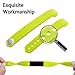 iGK Replacement Bands Compatible for Fitbit Alta and Fitbit Alta HR, Newest Adjustable Sport Strap Smartwatch Fitness Wristbands with Metal Clasp Yellow-Green Small