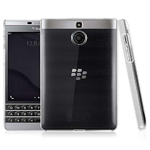 BlackBerry Passport Silver Edition IM Crystal Case,Yiakeng Super Frosted Crystal Hard Case Cover for BlackBerry Passport Silver Edition-Retail Packaging (Clear)