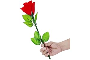 JL Corp. Reblossom Rose – Instant Bloom Rose Magic, Flowers for Delivery Prime Gifts for Women: Preserved Rose Gifts for Mom Wife Grandma Birthday Single Rose Red
