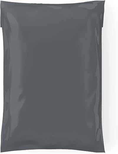 Straame Grey Mailing Bags 6x9 Self-Seal 50pk Tear-Proof Multipack