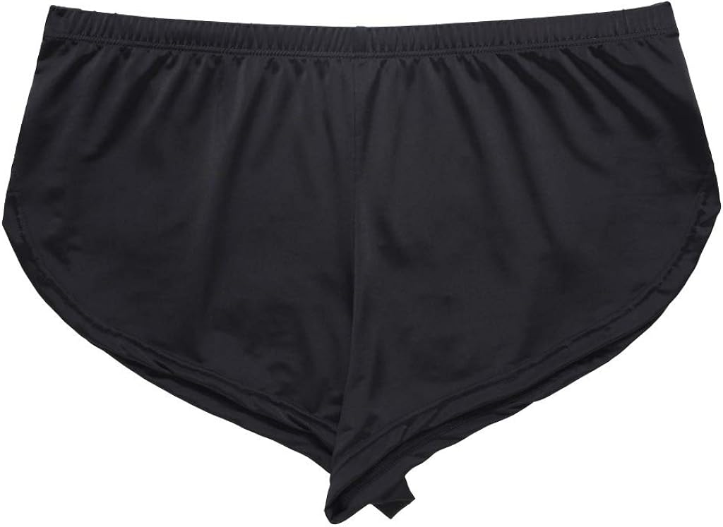 Mendove Men's Silk Split Side Boxer Lounge Sleeping Shorts Breathable