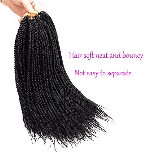 Vrunique 12 Inch 6 Count 1b Senegalese Twist Crochet
