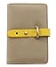 DEEZOMO Leather Unisex Credit Card Holder with 26 Card Slots - Book Style - Size 4.2L X 3 X 0.7 Inches - Yellow