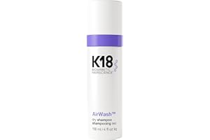 K18 AirWash™ Dry Shampoo, Non-Aerosol, Balances Scalp & Controls Excess Oil Production
