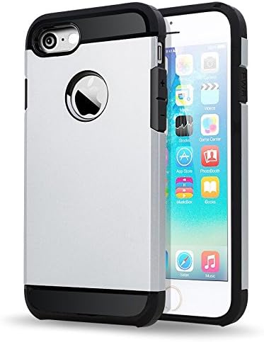 iPhone 7 Protective Cell Phone Case by Class Electronics – Dual Layer Shockproof, Scratch Resistant, Protective Construction - Stylish Design – Steady Nonslip Grip