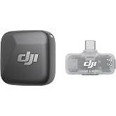 DJI Mic Mini (1 TX + 1 Mobile RX), Wireless Microphone for Smartphone | iPhone 17/16/15 &amp; Android, USB-C Plug and Play, Compact &amp; Lightweight, Cross-Gen Pairing, Noise Canceling