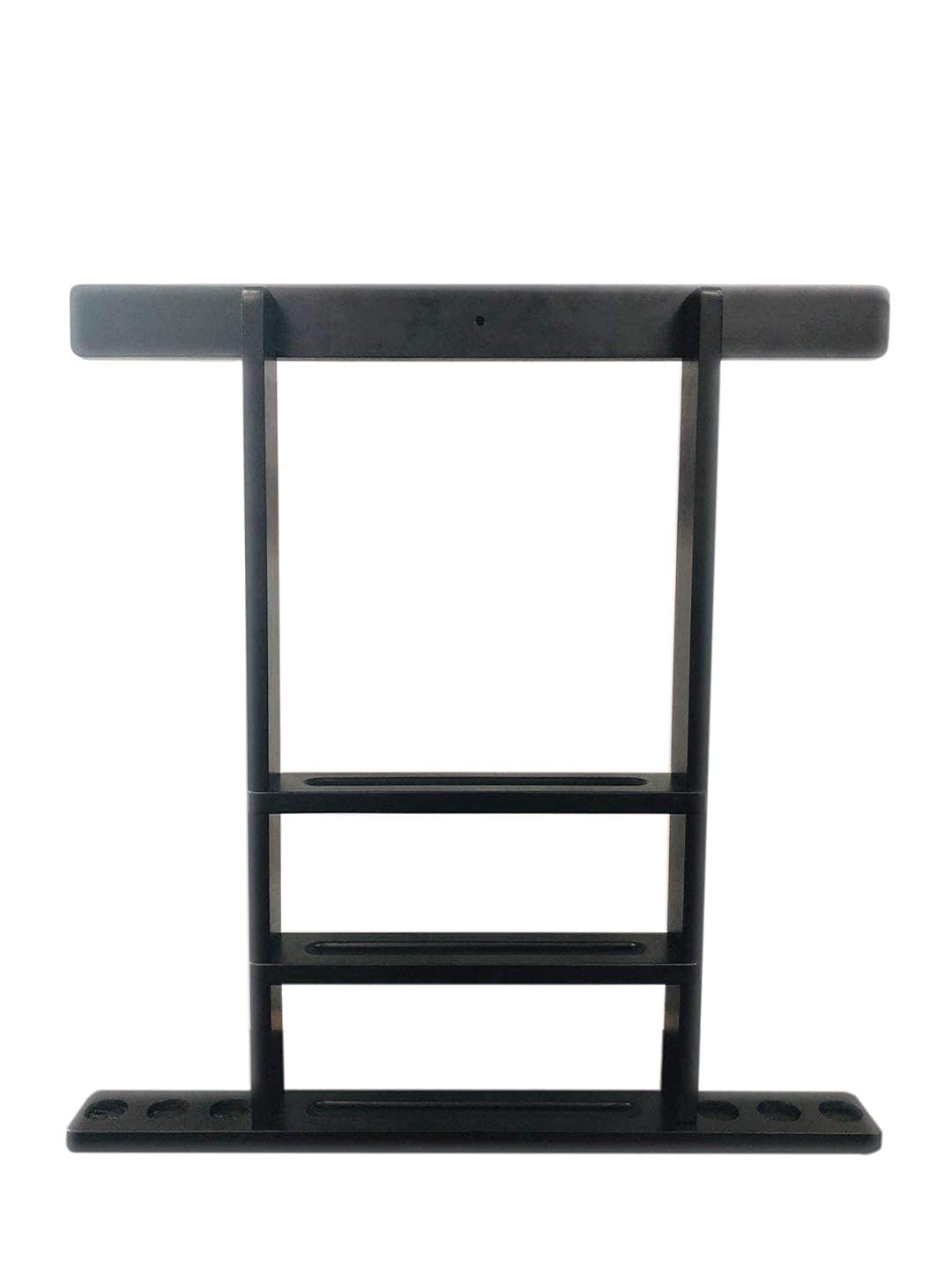 6 Pool Cue Rack - Billiard Stick Wall Rack Billiards Pool Cue Rack, (Multiple Colors Available) (Black)