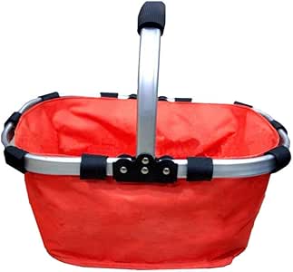 NA Cesta de Almacenamiento Plegable Marco de Metal Cuadrado Cesta