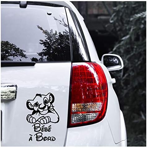 Couleur Turquoise Dimensions 19 X 13 Cm Sticker Bebe A Bord Aspect Brillant Protection Anti Uv Simba Cadeaux Et Produits Derives Auto Et Moto Cmfantillas Org