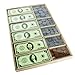 Boley Pretend Play Realistic Prop Money Set - 550 Piece Educational Fake Money Set - Teach Kids Basic Money Arithmetic Skills Through Imitation Play