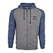 Fc Barcelona Hoodie Fz Summer Light Zip up Jacket Grey Adults (L)