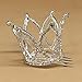 Oliasports Princess Tiara Mini Crown Bridal Rhinestone Decor Crown