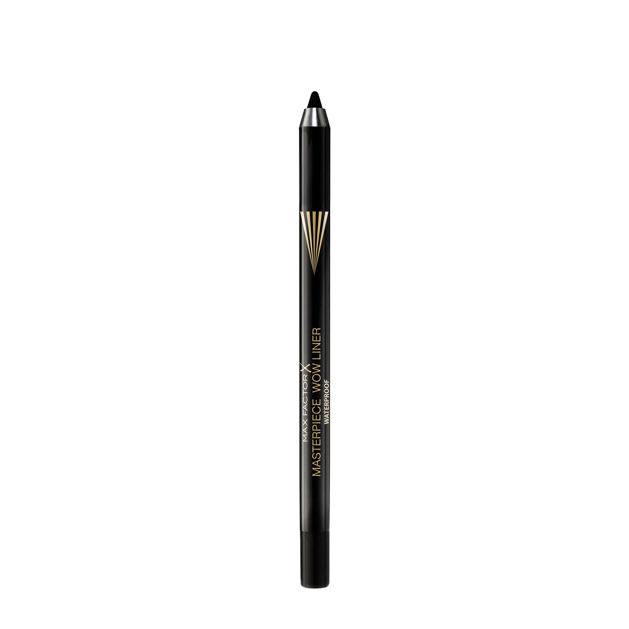 Max Factor Masterpiece Wow Liner, 300 Midnight Black, 24-Hour Wear Eyeliner, High Colour Payoff, Waterproof and Smudgeproof, Vegan
