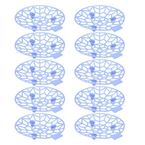 10Pcs Fruit Support Stand Plant Melon Support Cages Plastic Fruit and Veg Support Stands for Gardening Squash Watermelon Strawberry(blue)