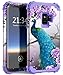 Galaxy S9 case,PIXIU Unique Hybrid Heavy Duty Shockproof Full Body Protective Case with Dual Layer Cases for Samsung Galaxy s9 5.8 inch 2018 Released Peafowl