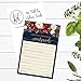 Hadley Designs 50 Floral Wedding Advice Cards For Bride and Groom, Guest Book Alternative, Advice and Wishes For The Mr. and Mrs., Bridal Shower Cards, Wedding Card Boxes Reception