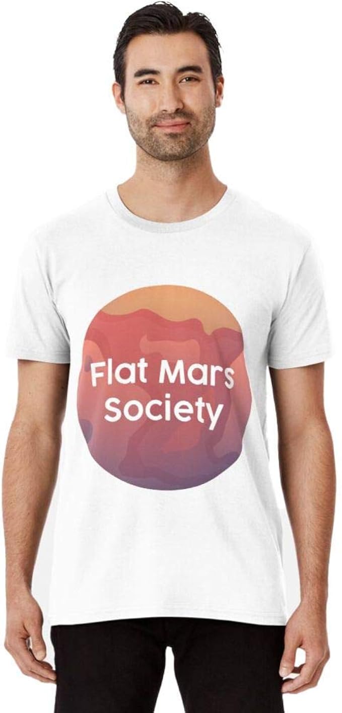 flat mars society t shirt