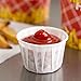 Fit Meal Prep [500 Pack] 2 oz Treated Paper Souffle Portion Cups for Condiments Samples Measuring Jello Shots Sauce Disposable Cup - White