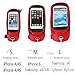 JOY COLORFUL Bicycle Bags Bicycle Front Tube Frame Cycling Packages 4.2,4.8,5.5 inches Touch Screen Mobile Phone Bags Professional Bicycle Accessories (Red, Large)