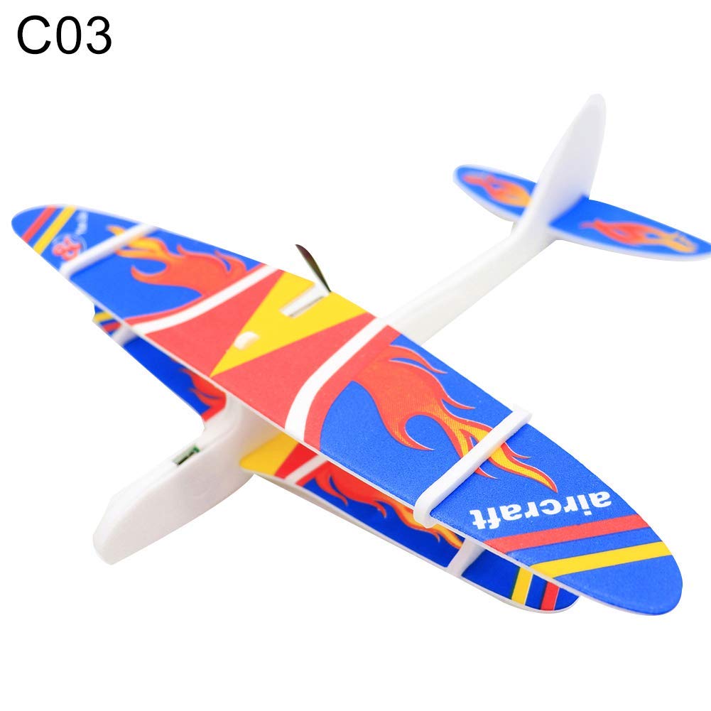 Ogquaton Elektrische Handwurf Schaum Flugzeug Diy Montiert Motor Segelflugzeug Modell Kinder Spielzeug Geschenk C03 Langlebig Und Praktisch Hobbys Spielzeug