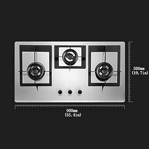 Cooktop Estufa de Gas de Tres quemadores/Estufa de Doble propósito