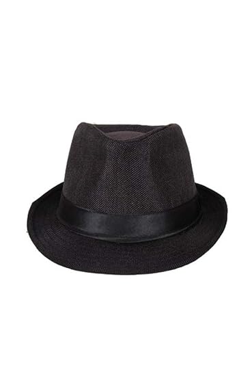 girls black fedora hat