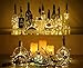 Loftplus Bottle Lights Metal Cork Steady & Blinking Modes Featured Timer Starry String Lights for Valentine's Wedding Birthday Anniversary Party DIY Home Decor 20 Warm White Micro LEDs - 3pack