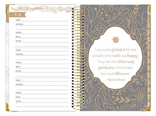 image for Bloom Daily Planners New and Improved Hard Cover Contacts/Address Book