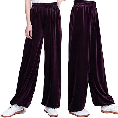velvet training pants
