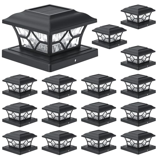 APONUO Solar Post Cap Lights