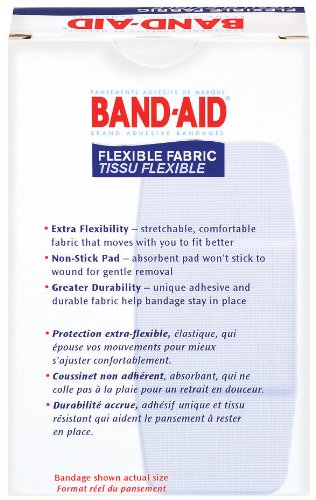 BAND-AID Flexible Fabric Bandages, Extra Large 10 ea (Pack of 6) - //coolthings.us