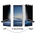 Omnifense Galaxy Note 8 Screen Protector Privacy 2 Way Anti Spy (2-Pack) Curve Fit Soft Film (NOT Tempered Glass) for Samsung Note 8 and 1-Pack Back Skin Protector