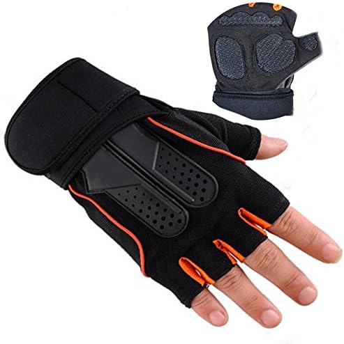 JOY COLORFUL Fitness Gloves, Women’s & Men’s Weightlifting Gloves with 12” Wrist Wrap Support for Gym Workout, Cross Training, Cycling and Exercise Accessories – EVA Anti-Slip Padded & Fiber Fabrics