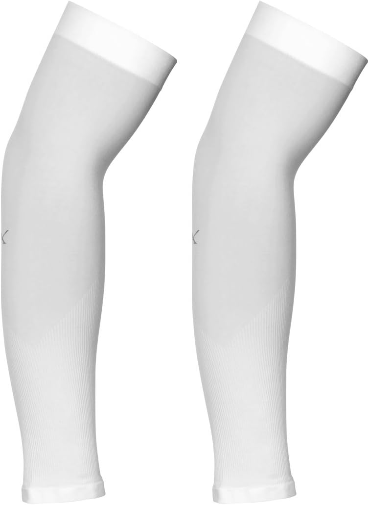Arm Warmer Arm Compression Sleeve - Orime Cooling UV Protection Arm Sleeves for Men Women or Cycling, Hiking, Golf, Basketball, Volleyball,Sports and Outdoor (1 Pair White)