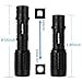 1000 Lumens Tactical Flashlight Zoomable Small Rechargeable Led Flashlights with Adjustable Focus and 5 Light Modes for Kids Women Camping Hiking Emergency EDC