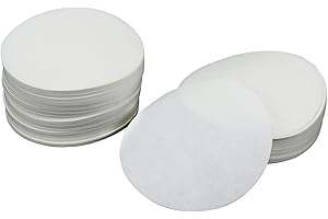 Coshar 300pcs 7cm Qualitative Filter Paper, Medium Flow Lab Supply Filter Paper