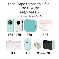D30 Labels, Thermal Label Paper Replacement for