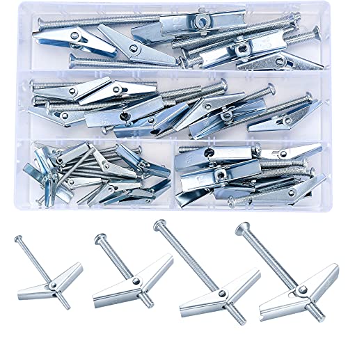 32 Pcs Toggle Bolt and Wing Nuts, 2 inch/3 inch Heavy Duty Drywall