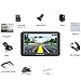 Carelove 7-Inch Silky Appearance Touch Screen Car GPS Navigation Lifetime Free Map Update with Multimedia Player