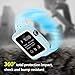 BRG Compatible Apple Watch Case Band, Shock-Proof Shatter-Resistant Protective Case Silicone Sport Replacement iWatch Band Compatible Apple Watch Series 3/2/1 Sport 38mm S/M, Light Blue/White