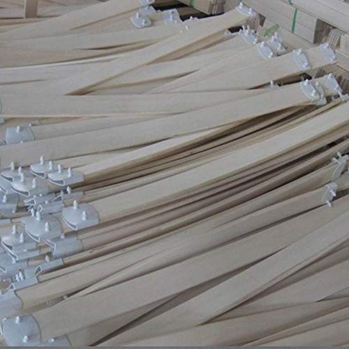Replacement Support Wooden Slats for Metal Bed Frame Holders Kits