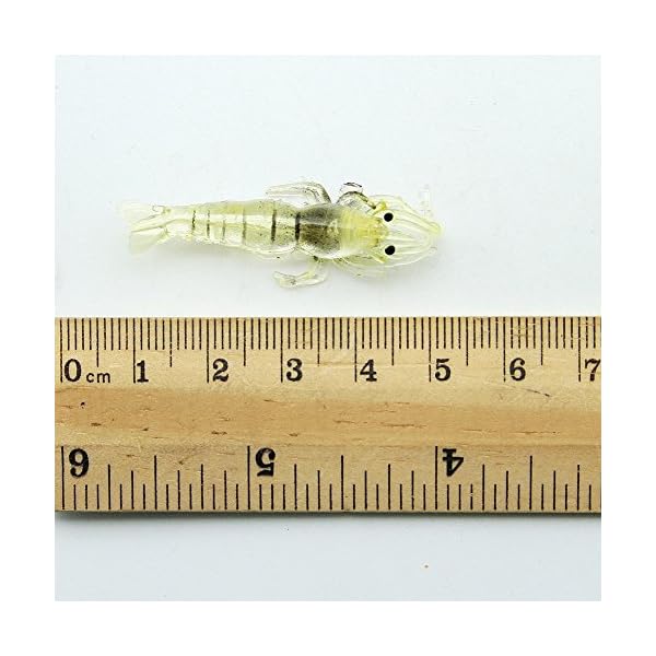 Dimart-5-pcs-Simulation-Soft-Silicone-Prawn-Shrimp-Fishing-Tackle-Lure-Baits-Gear-Beige