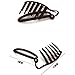 2pcs Women DIY Fast Styling Volume Insets Hair Clip Boost Comb French Twist Maker Fast Volume Twist Hair Boost Comb Hair Up Maker Tool Set (Dark brown)