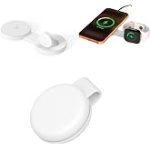 Ventaron Qi2.2 25W 2-in-1 Folding Magnetic Wireless Charging Pad for Travel | Foldable magnetic travel charger,compatible wit