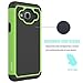 OEAGO Samsung Galaxy J3 6 (2016) Case, Galaxy J3 V J3V Case, Galaxy Sky Case, Galaxy Amp Prime Case, Galaxy Express Prime Case, Galaxy Sol Case, Shock-Absorption Dual Layer Protective Cover - Green