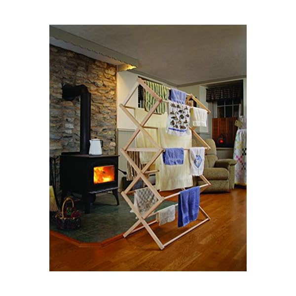 Peaceful Classics Wooden Laundry Rack - Amish Handmade Wooden Clothes Drying Rack Foldable Drying Rack Towel Blanket Linen Household Essentials Indoor C2bcf08e 933e 4864 Aa9b 1ccd83d26865.c46c012acc3aa564d339b5ab706b60f1