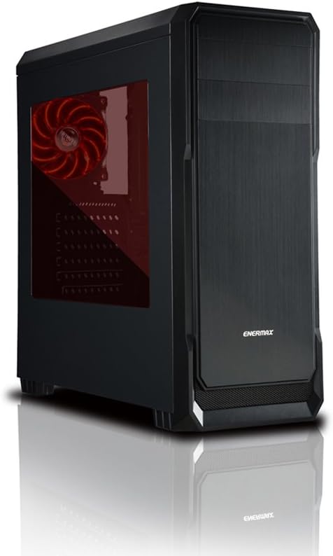 'Enermax Ostrog Lite ECB3080BB' 01 PC Cases red