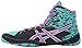 ASICS Men's Cael V7.0 Wrestling Shoe, Black/Orchid/Turquoise, 9 M US